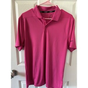 Nike Golf Polo Shirt Size Small Pink